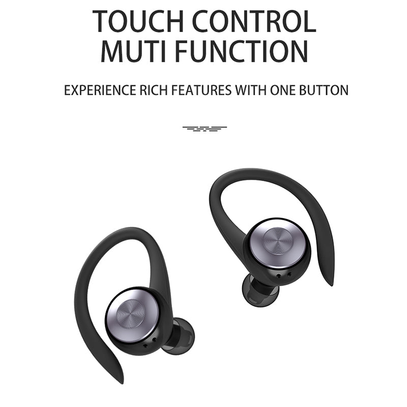 Waterproof TWS Bluetooth Earbuds with Charging Case